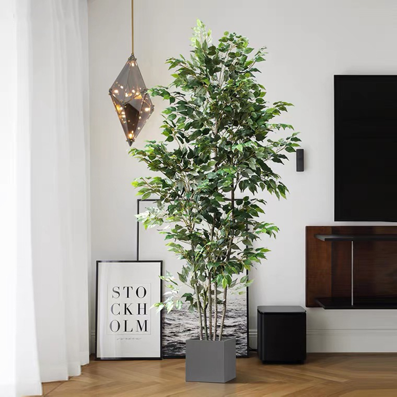 Ficus Lyrata Tree - 70in sztuczne drzewo figowe sztuczna podłoga