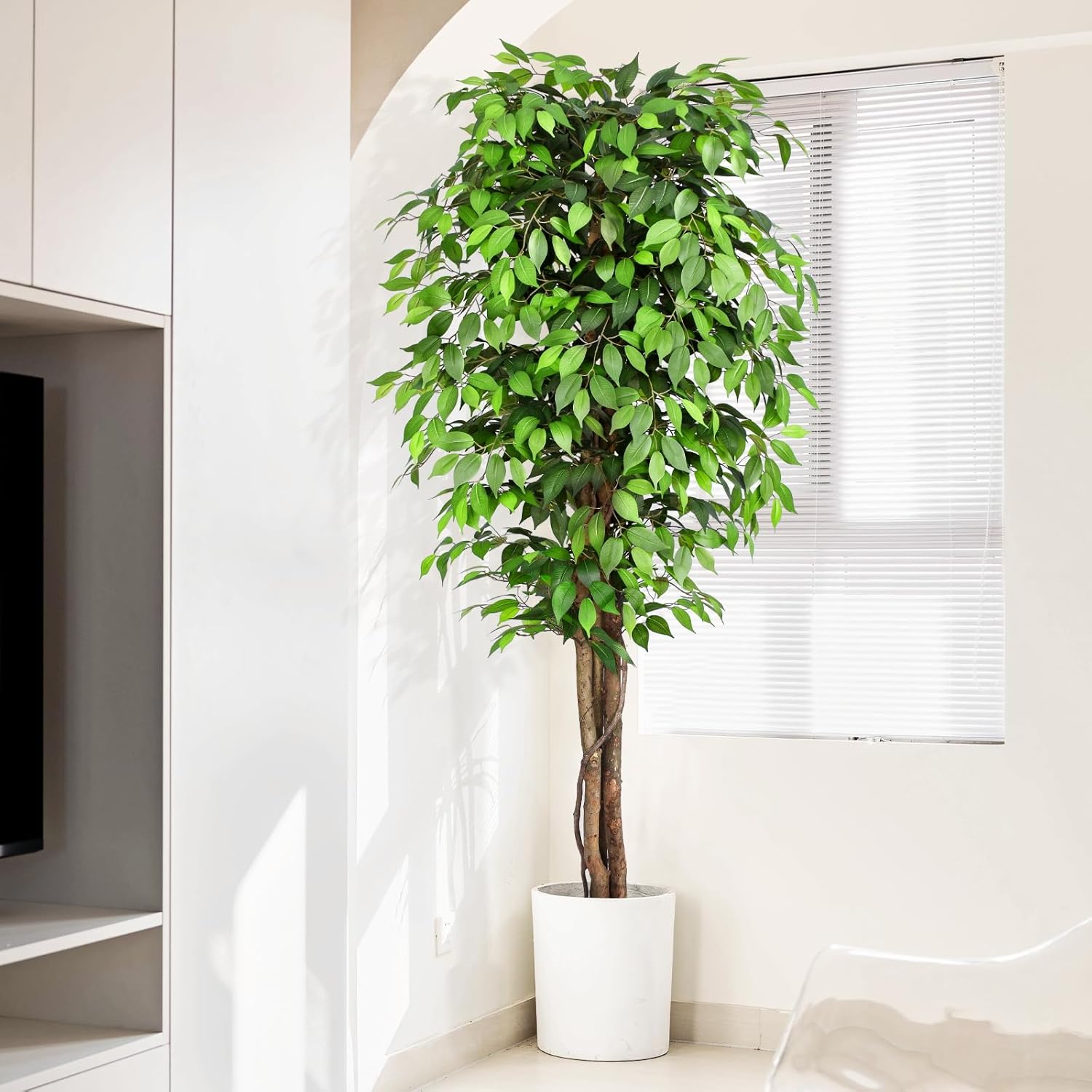 Realistyczny sztuczny drzewko  – Ficus Lyrata Tree recenzja i cena