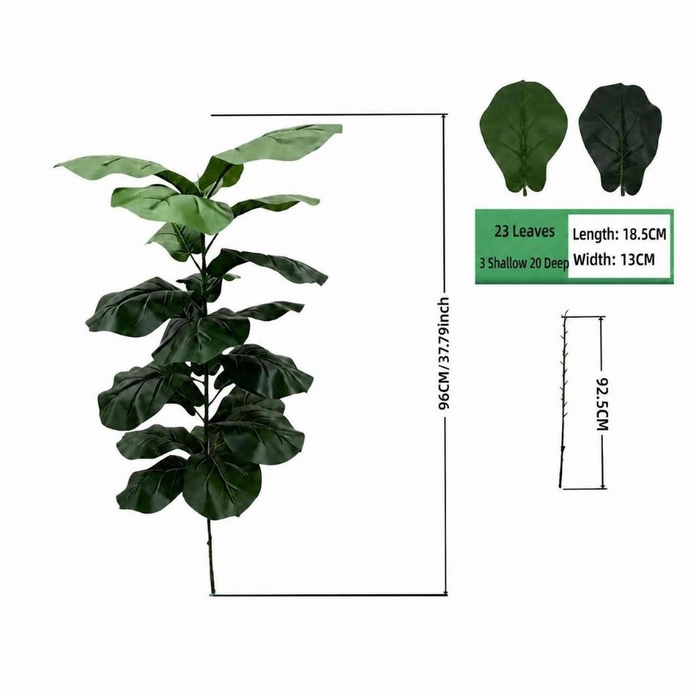 9/15/23 Sztuczne liście figowc – Ficus Lyrata Tree recenzja i cena